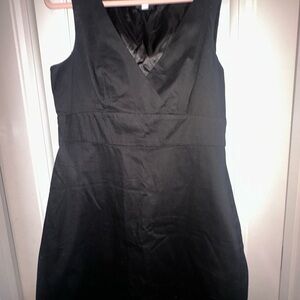Spense Black Sleeveless V-Neck Fit & Flare Dress Size 14 Lined Classic